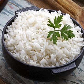 steamed rice