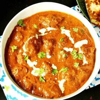 Chicken tikka masaCOM ARROZ (RICE ),la