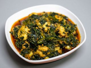 Prawn saag