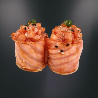  Salmon Gunkan Braseado