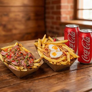 Combo 2 Batatas Fritas + 2 Refrigerantes