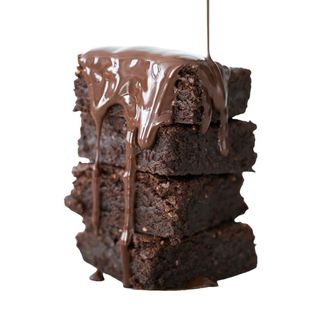 Brownie com creme de avelã