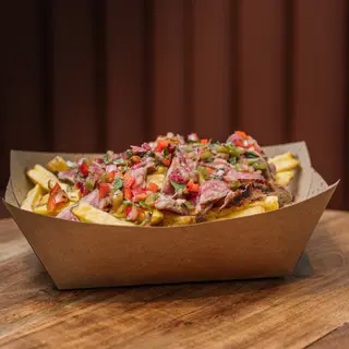 Batata com Bife da Vazia e Chimichurri