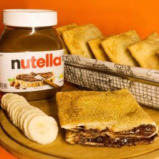 Pastel doce de nutella