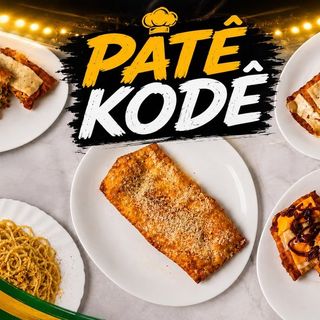 Pastel de Frango com cream cheese e batata frita