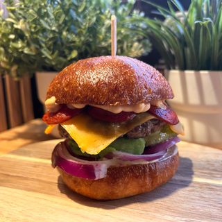 Avocado & Chorizo Burger