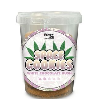 Bolachas de Cannabis White Chocolate 