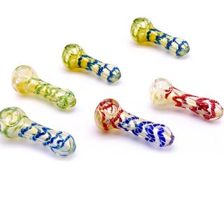 Pipes de vidro coloridos - 8 cm