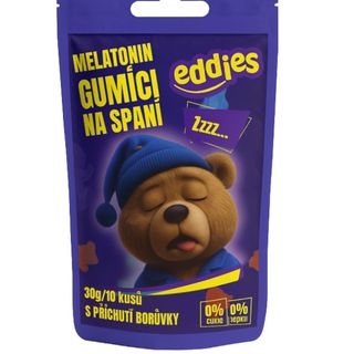 Gomas de Melatonina Eddies com sabor a Mirtilo - 10uni