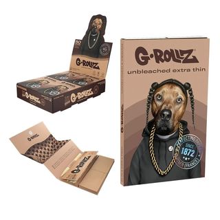 Mortalhas G Rollz - Pets Rock “Rap” 1¼ + Tips + Tray