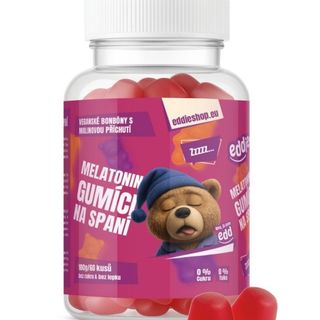 Gomas de Melatonina EDDIES com sabor a Framboesa