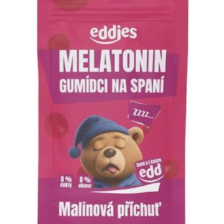 Eddies - Gomas de Melatonina - Sabor a Framboesa - 10 uni