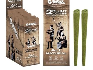 Cones Pré-Enrolados G-Rollz - "Totalmente Naturais"
