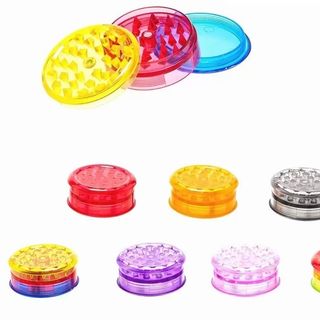 Grinder de plástico multicolorido - 3 divisórias