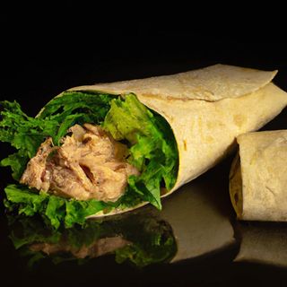 Wrap de Atum com Hummus e Paprika 