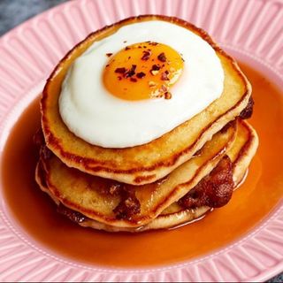 Bacon and Egg Pancake