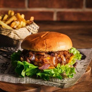 Caramelized American Burger