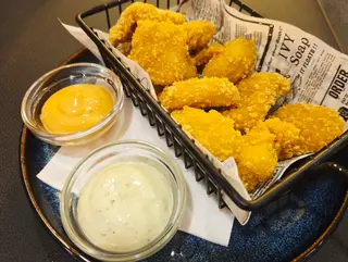 Bites crocantes peito de frango