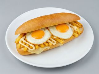 Egg & fries sandwich