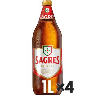 Cerveja Sagres 1L (Pack 6)