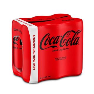 Coca-Cola Zero Lata (pack 6)