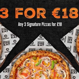 3 for 18€ - 12" Large