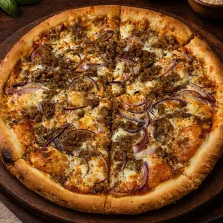 Pizza bolognese