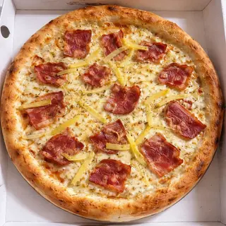 Pizza Bacon Branco
