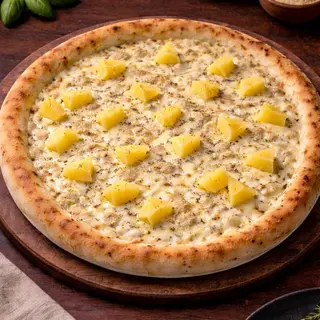 Pizza ananás Branco