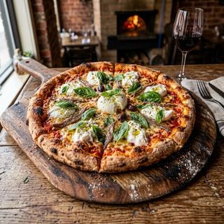 pizza burrata napolitana