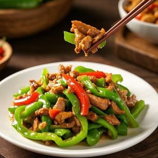 T84. Vaca com Pimentos e Arroz