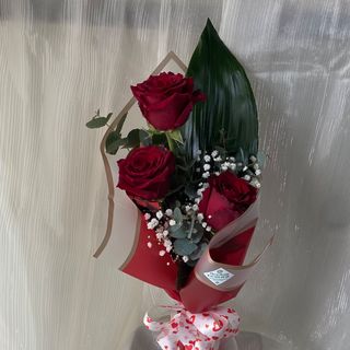 Ramo de 3 Rosas Vermelhas
