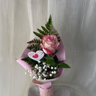 1 Rosa cor de rosa  Amo te muito
