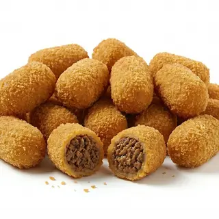 Porção Mini croquete de carne 10 un