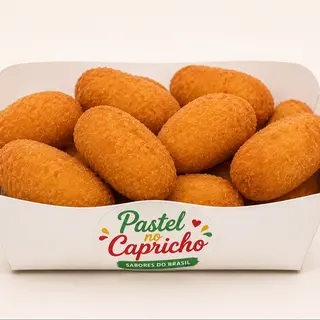 Porção Mini bolinho de mandioca com carne 10 un
