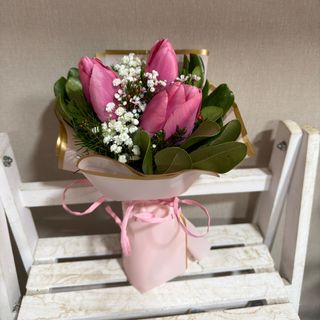 Bouquet com 3 tulipas