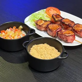 Espetadas Medalhão de Frango com Bacon