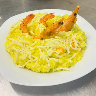Risoto de camarão