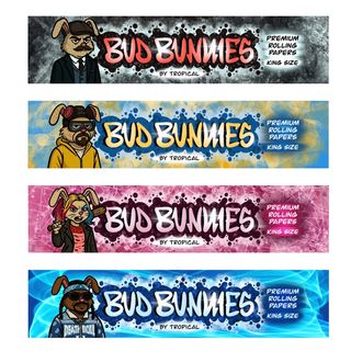 Kit mortalhas + filtros Bud Bunnies By Tropical Bud