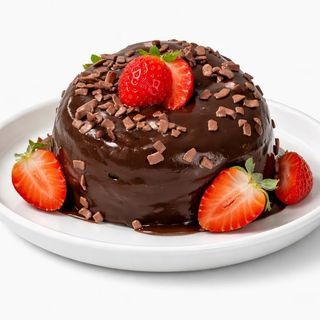 Chocolate com morango.