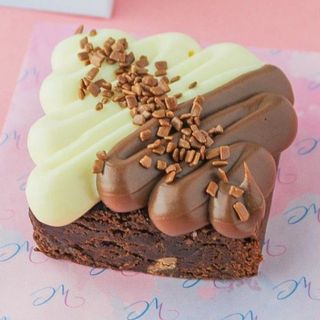 Brownie gourmet meio a meio 