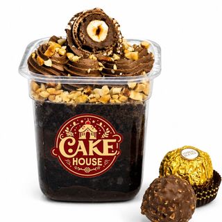 Bolo no pote Ferrero