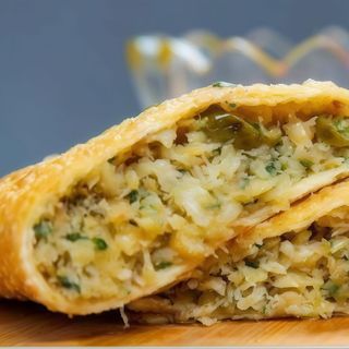Pastel de bacalhau com queijo