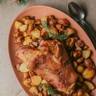 PERNIL ASSADO NO FORNO