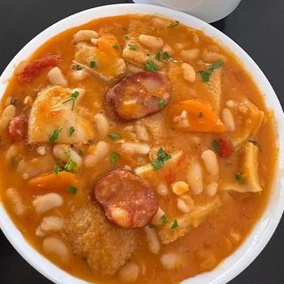 Dobrada com feijão branco