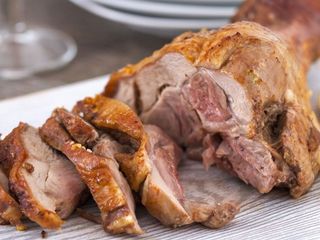 Pernas de Peru No Forno