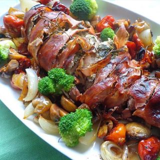 Lombo assado no forno