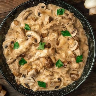 Bifinhos com Cogumelos