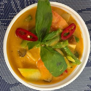 Red curry vegetable 