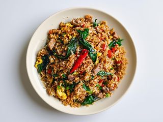 thai fried rice with vegetables 